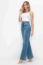 High Rise Wide Leg Jeans – Flattering, Vintage & Plus-Size Friendly