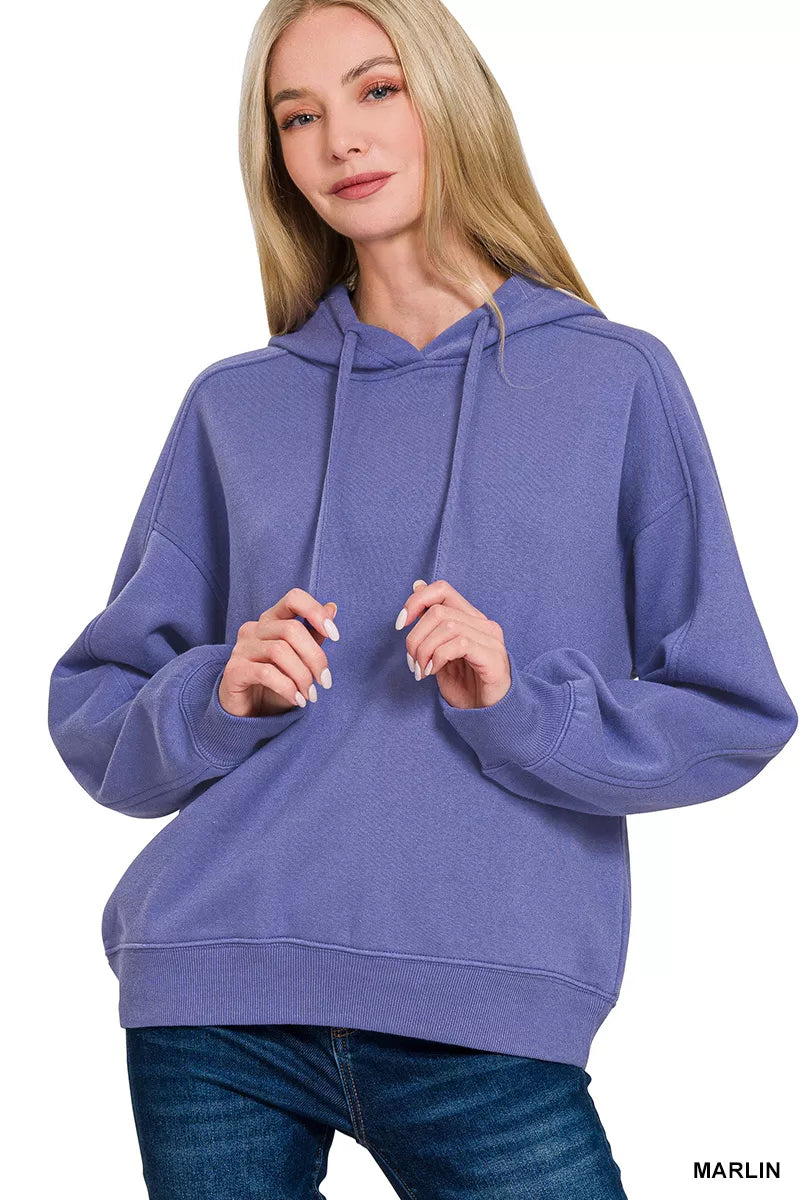 Zenana Relaxed Fit Fleece Hoodie – Soft Everyday Comfort