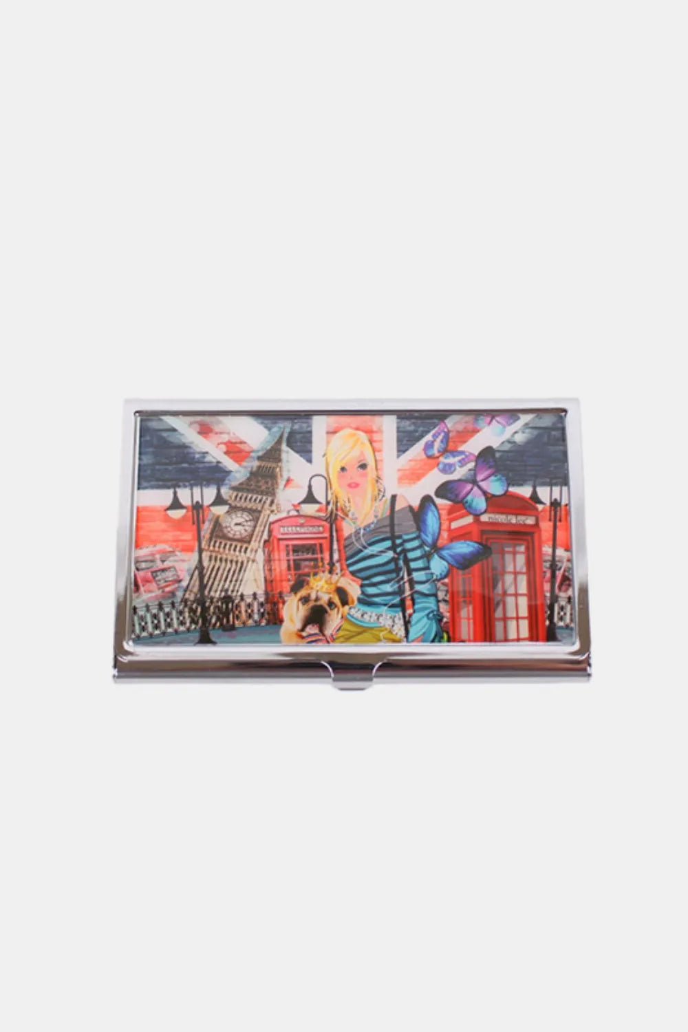 Nicole Lee Metallic Business Card Case – Signature Print & Pocket Protection