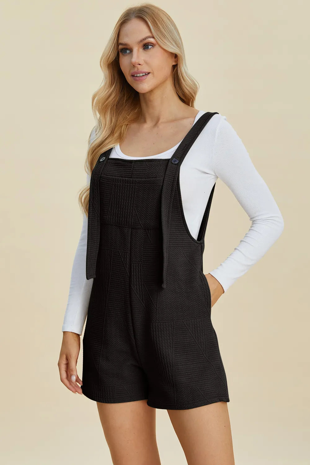 Textured Sleeveless Romper – Lightweight, Stylish & Summer-Ready