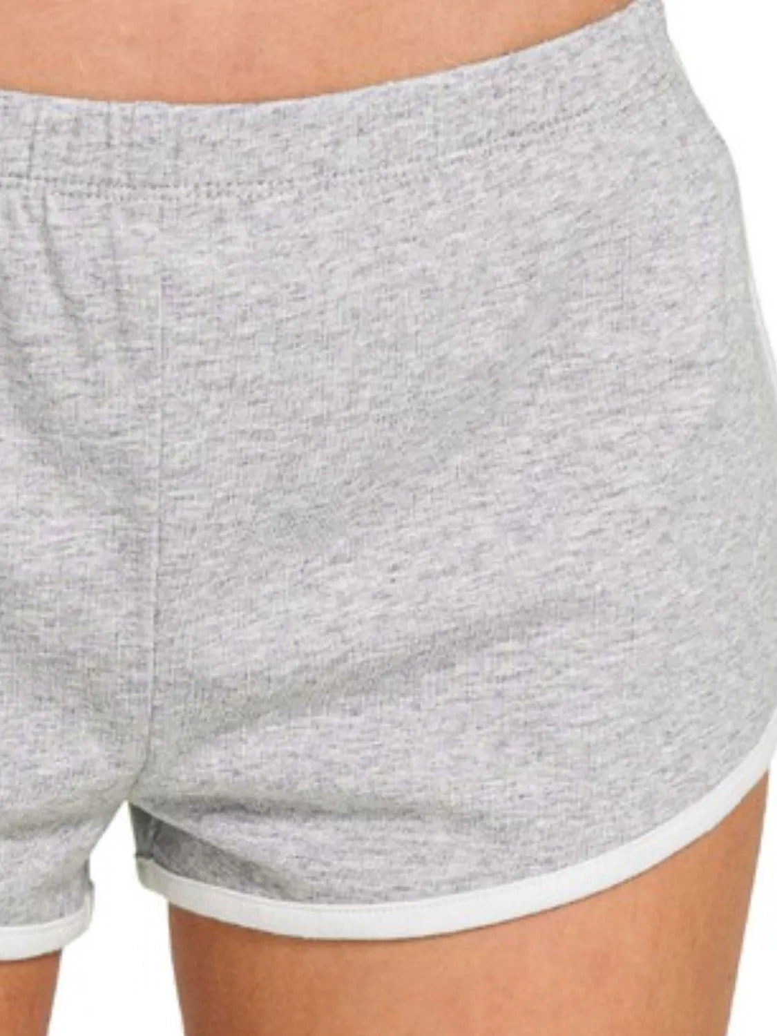 Elastic Waist Dolphin Shorts – Comfy Fit & Playful Dolphin Hem
