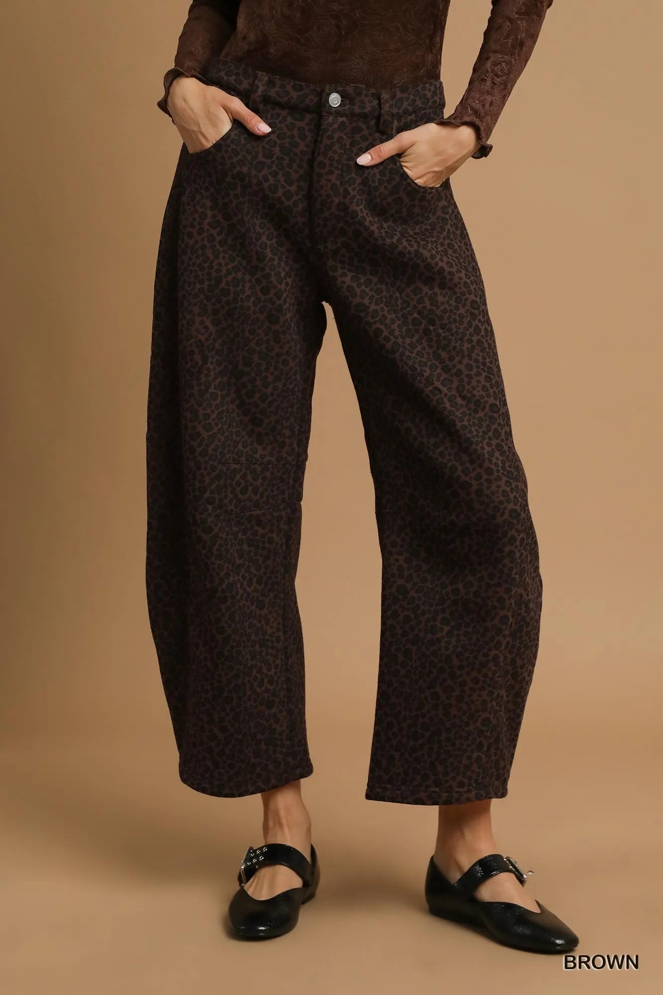Leopard Print Wide Leg Pants – Bold, Trendy & Statement-Making