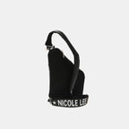 Nicole Lee Vegan Leather Leopard & Lip Crossbody – Bold, Chic & Compact