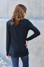 Round Neck Long Sleeve Top – Classic, Comfy & Versatile