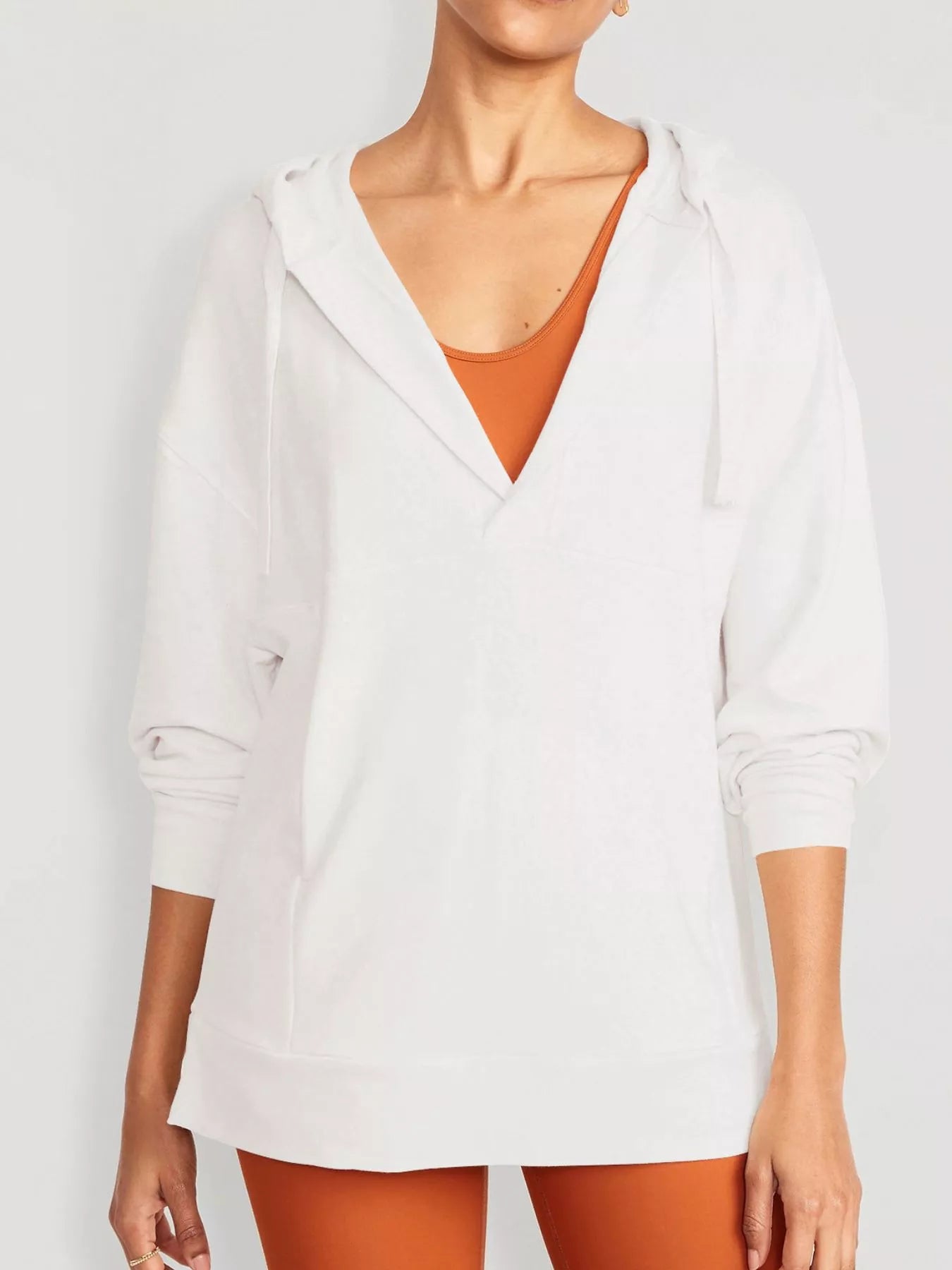 Drawstring Kangaroo Pocket Long Sleeve Hoodie – Cozy Casual Layer
