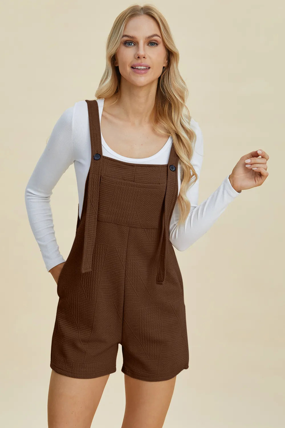 Textured Sleeveless Romper – Lightweight, Stylish & Summer-Ready