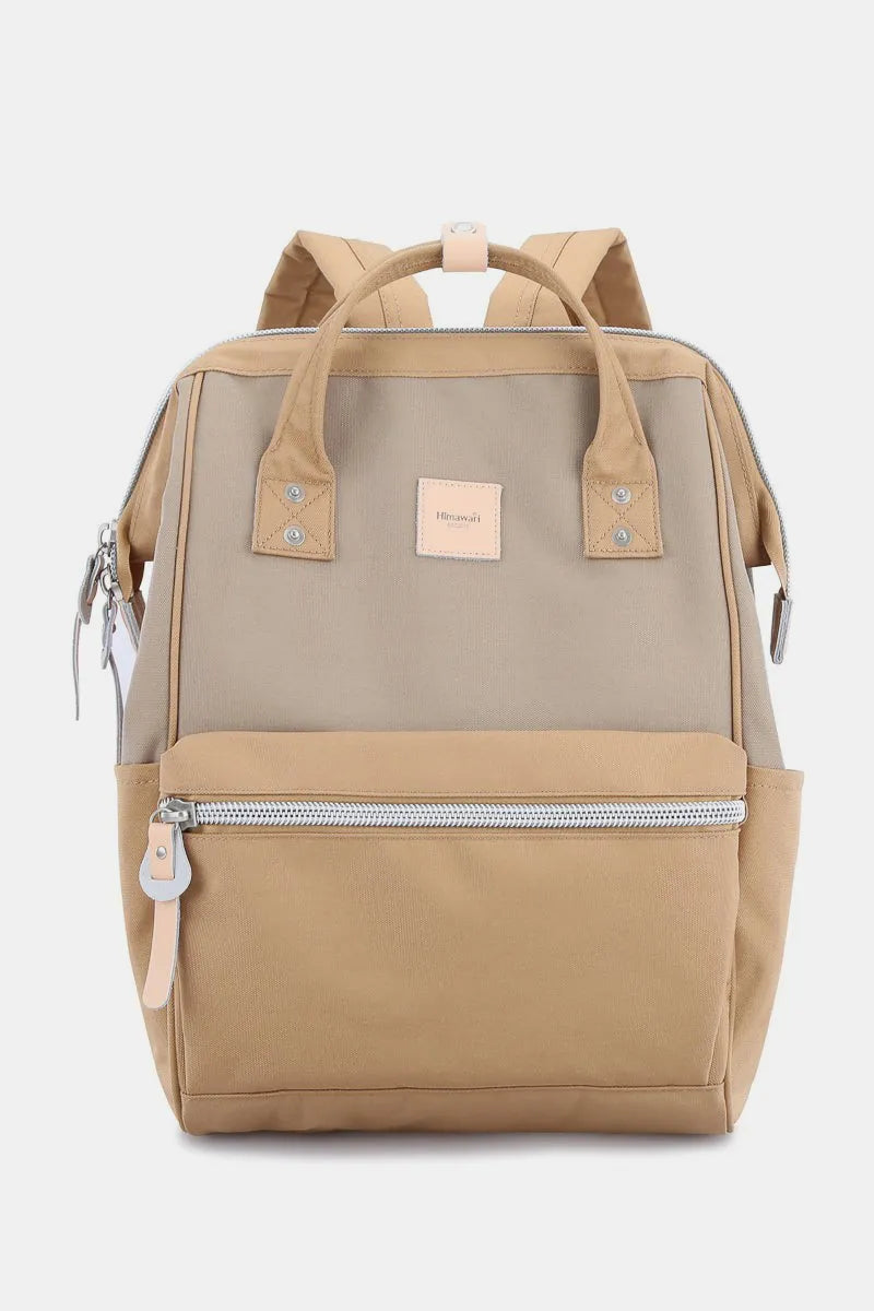 Water-Resistant Canvas Backpack with Side Pockets Adventure Ready