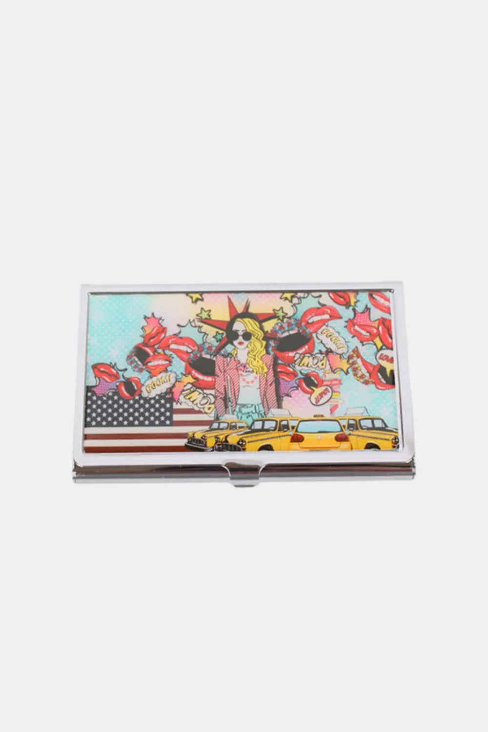 Nicole Lee Metallic Business Card Case – Signature Print & Pocket Protection