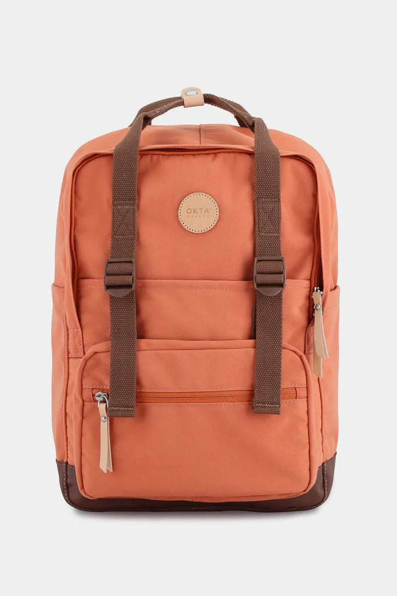 Waterproof Canvas Backpack with Side Pockets Stylish & Durable