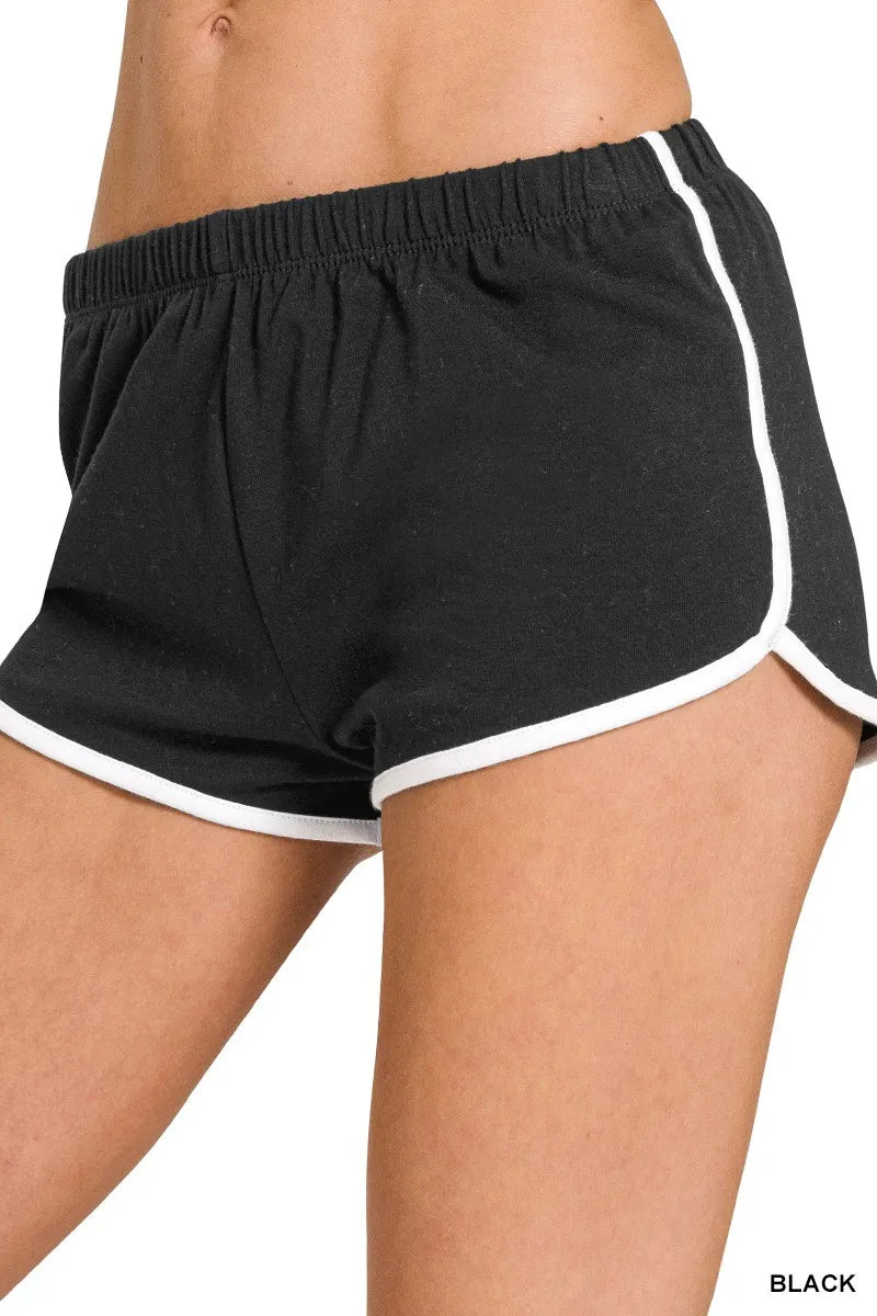 Elastic Waist Dolphin Shorts – Comfy, Cute & Perfect for Summer