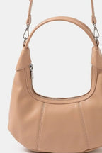 Fame Faux Leather Round Multi Panel Handbag Modern Stylish Design