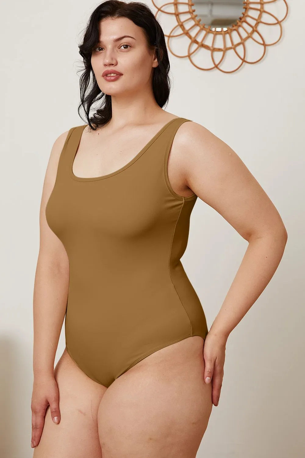 Square Neck Sleeveless Bodysuit – Sleek, Flattering & Versatile