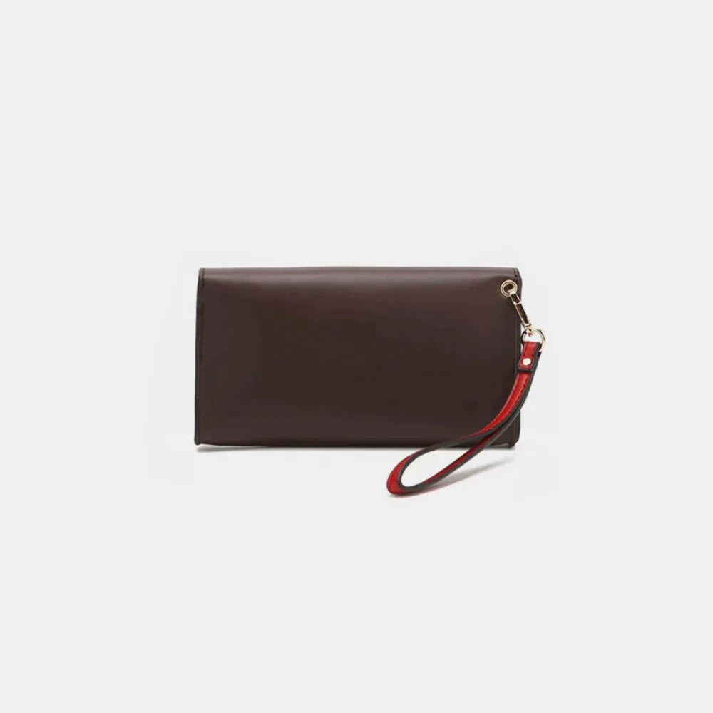 Nicole Lee Wild Lips 3‑Piece Bag Set – Stylish Shopper, Crossbody & Clutch