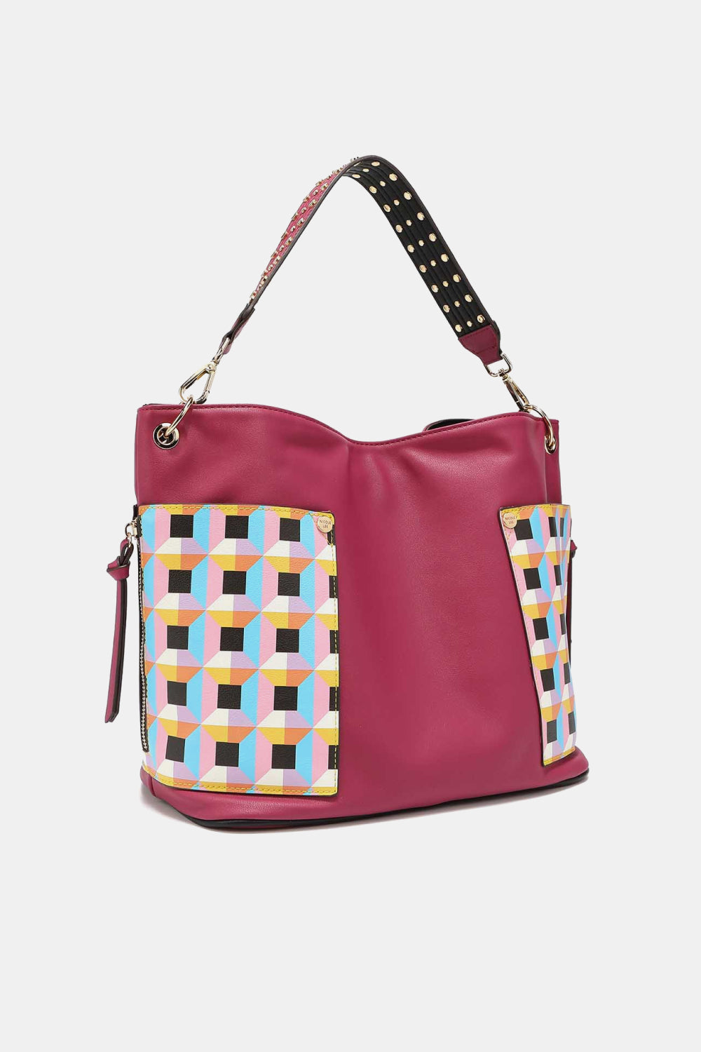 Nicole Lee 3-Piece Bag Set – Shoulder, Crossbody & Heart Coin Pouch