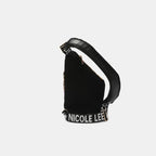 Nicole Lee Vegan Leather Leopard & Lip Crossbody – Bold, Chic & Compact