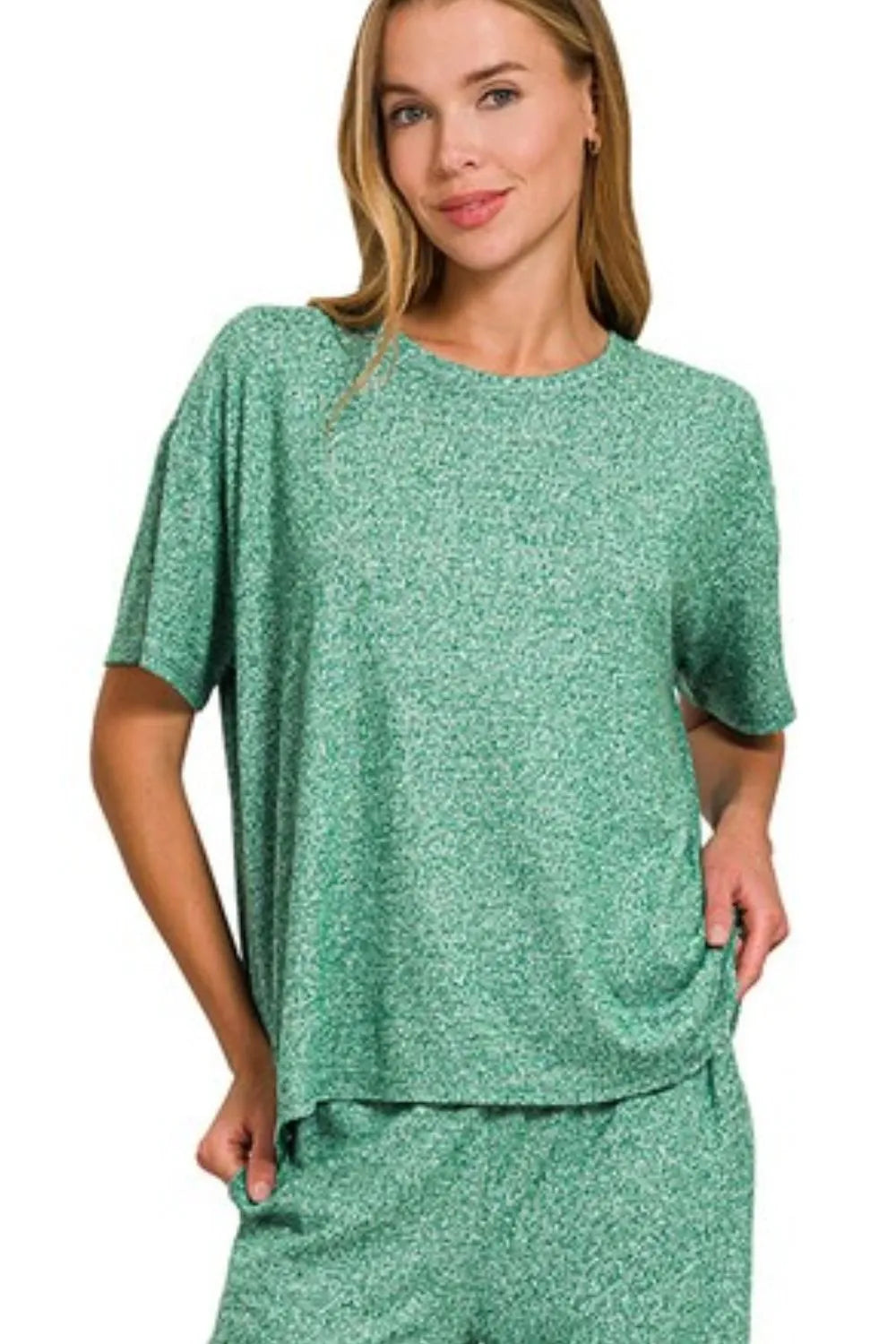 Green Sparkle Loungewear Set – Glamorous, Comfy & Stylish