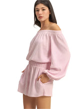HYFVE Off Shoulder Top and Shorts Set