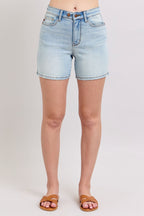 Judy Blue 2 Button Denim Shorts with Pockets