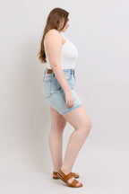 Judy Blue 2 Button Denim Shorts with Pockets