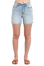 Judy Blue 2 Button Denim Shorts with Pockets