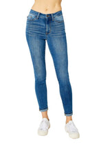 Cuffed Hem Skinny Jeans