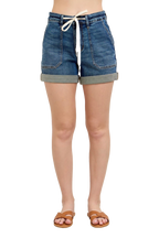 Judy Blue High Rise Cuff Denim Shorts
