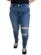 Judy Blue High Waist Distressed Skinny Jeans