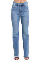 Judy Blue Raw Hem High Rise Bootcut Jeans