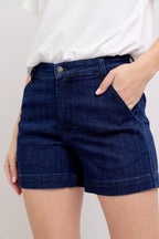 Judy Blue Women's High Waist Denim Shorts Plus Size