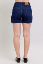 Judy Blue Women's High Waist Denim Shorts Plus Size