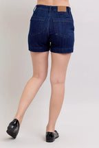 Judy Blue Women's High Waist Denim Shorts Plus Size