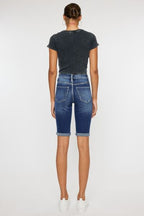 Cat’s Whiskers Button Fly Denim Shorts