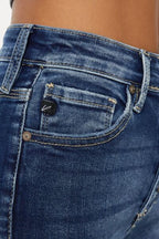 Cat’s Whiskers Button Fly Denim Shorts