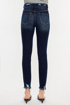 Cat’s Whiskers Raw Hem High Waist Jeans