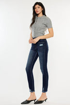 Cat’s Whiskers Raw Hem High Waist Jeans
