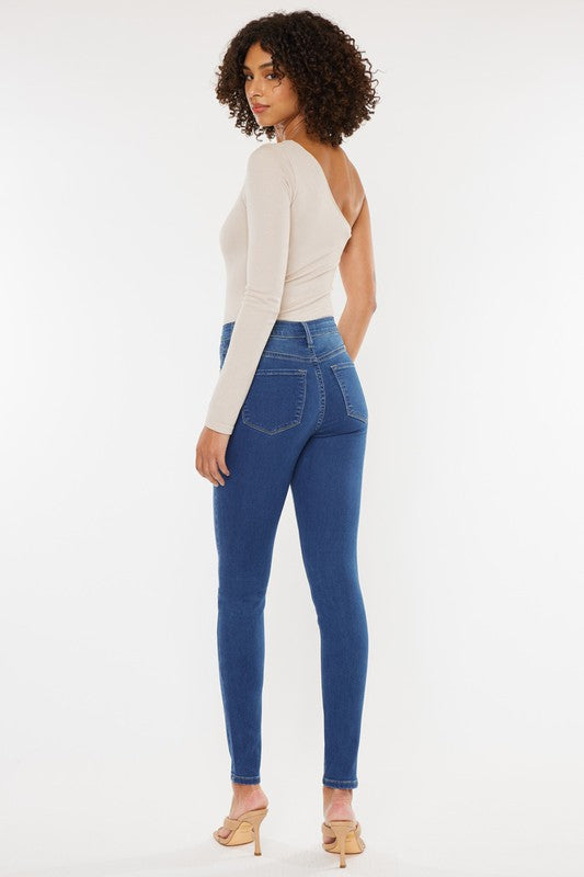 Kan Can High Rise Basic Super Skinny Jeans