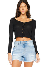 High Waist Frayed Denim Shorts