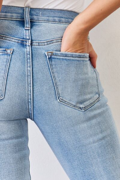 Kan Can Mid Rise Y2K Slit Bootcut Jeans – Retro Style, Modern Fit