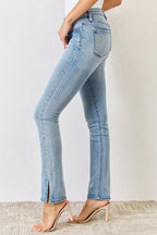 Kan Can Mid Rise Y2K Slit Bootcut Jeans – Retro Style, Modern Fit