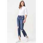 Lovervet Jackie High Rise Crop Straight Jeans – Flattering, Comfy & Chic