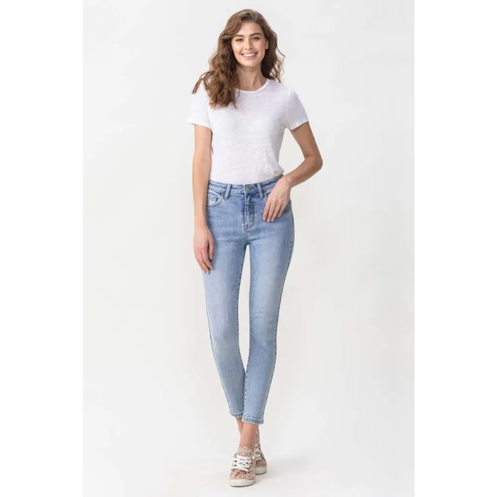 Lovervet Talia High Rise Crop Skinny Jeans – Flattering, Comfy & Chic
