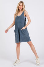 Mittoshop Low Scoop Neck Tank Washed French Terry Romper