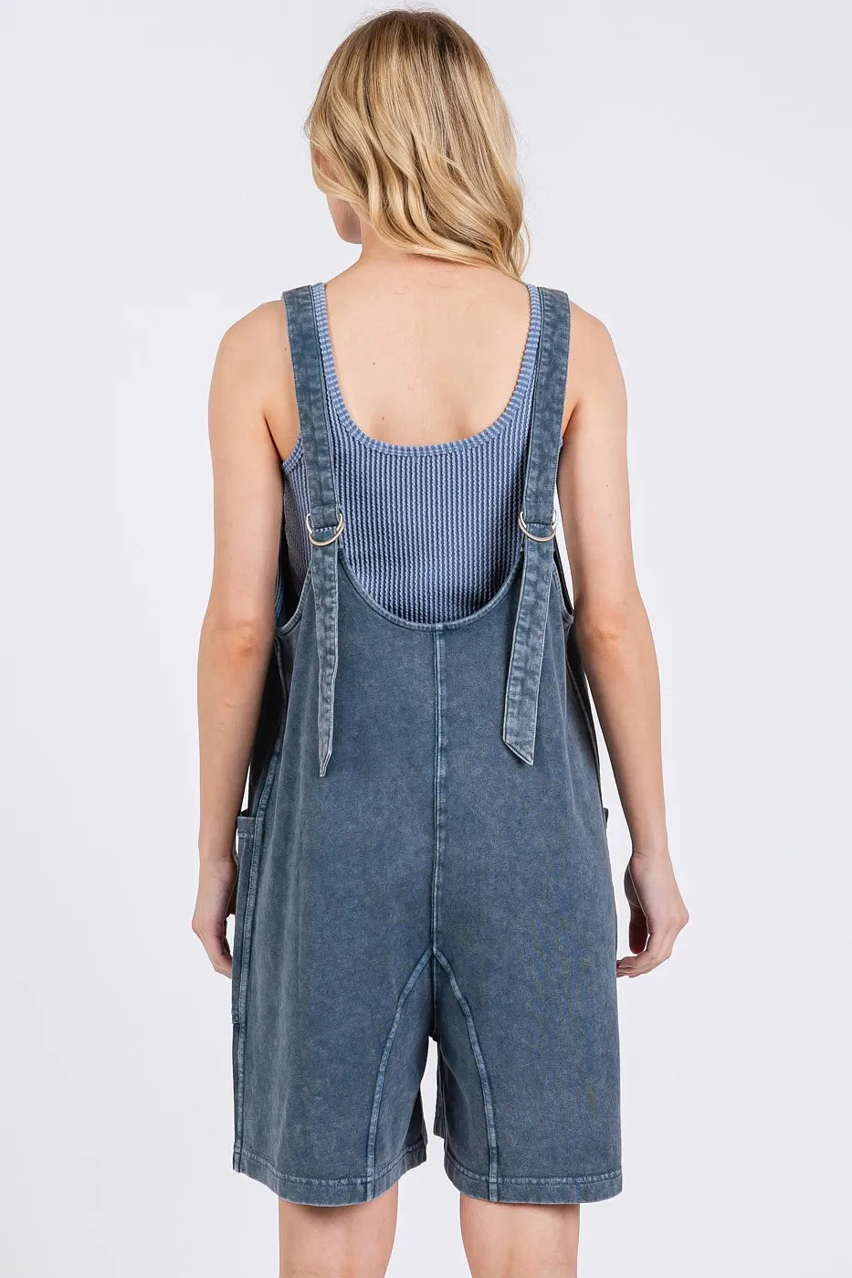 Mittoshop Low Scoop Neck Tank Washed French Terry Romper