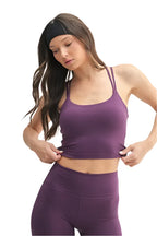 MONO B Venice Cloud Light Crisscross Sports Bra