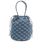 Nicole Lee USA Drawstring Bucket Bag Stylish Hands Free Everyday Tote