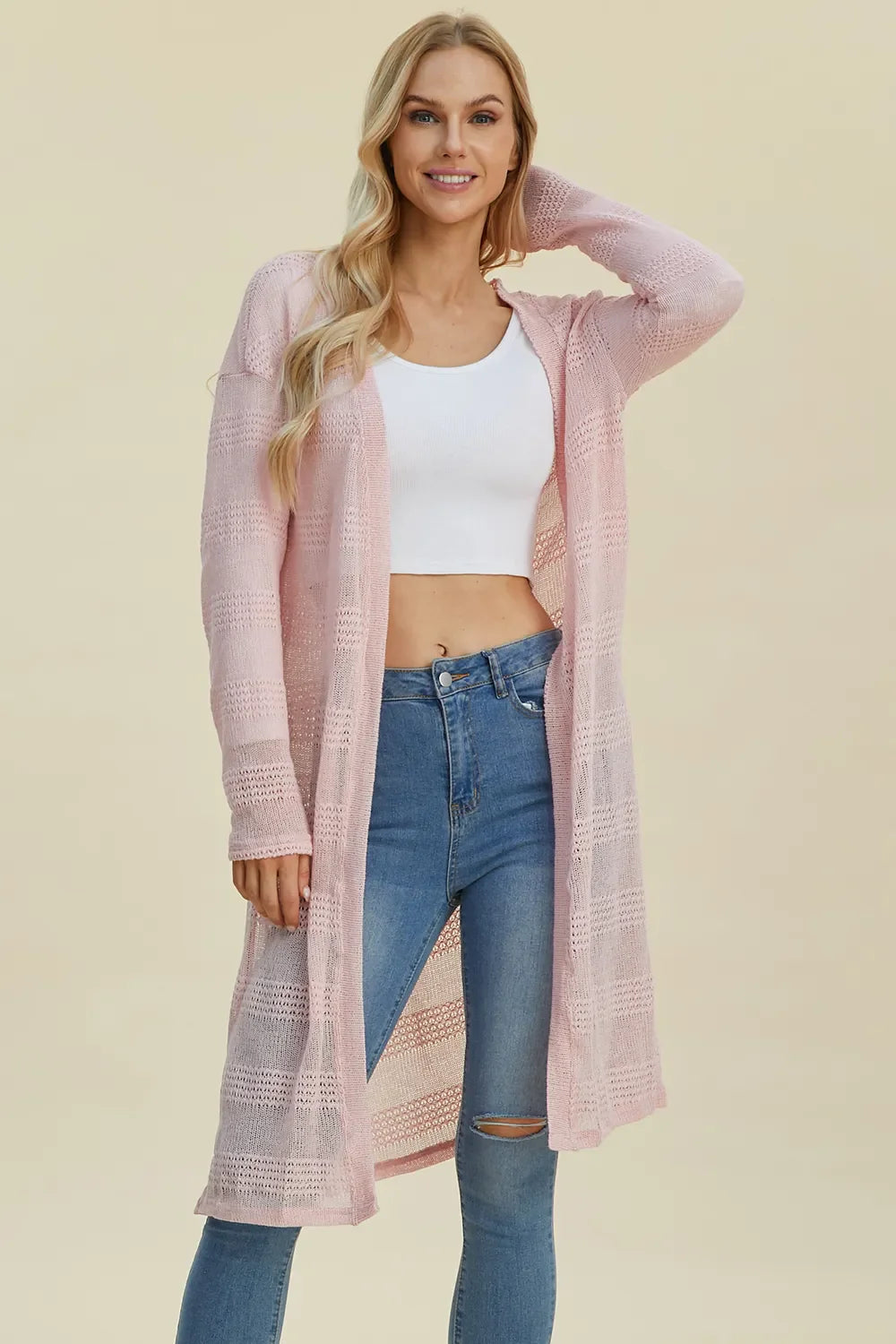 Open Front Longline Cardigan – Cozy, Stylish & Versatile Layer