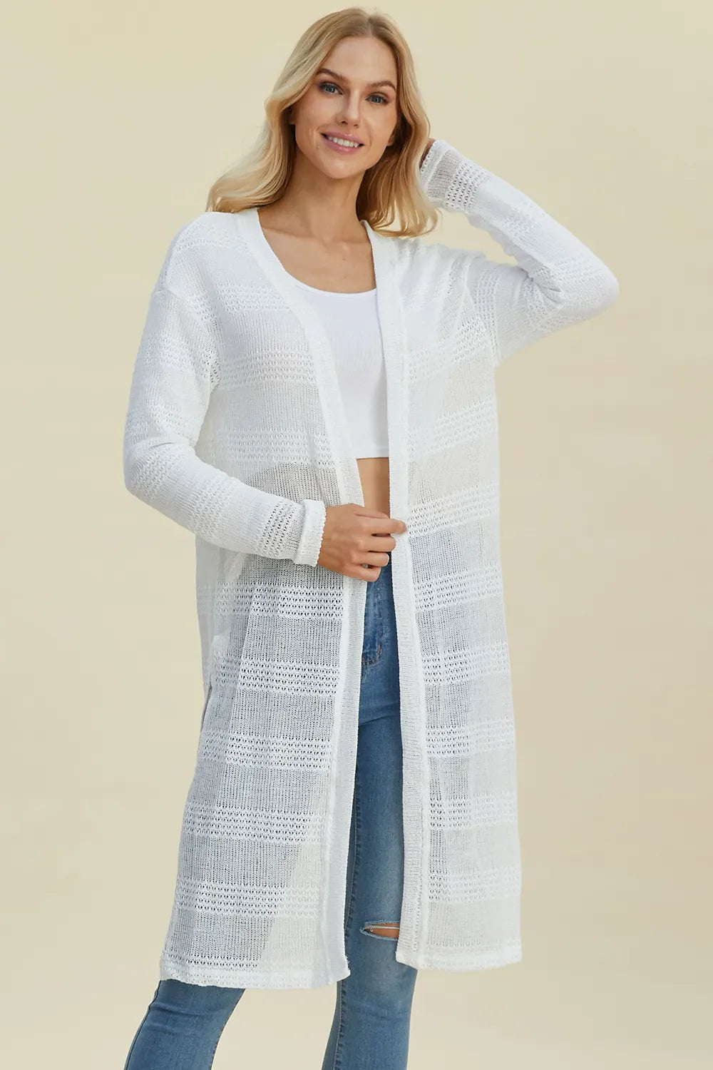 Open Front Longline Cardigan – Cozy, Stylish & Versatile Layer