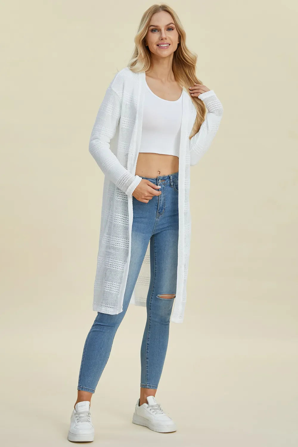 Open Front Longline Cardigan – Cozy, Stylish & Versatile Layer