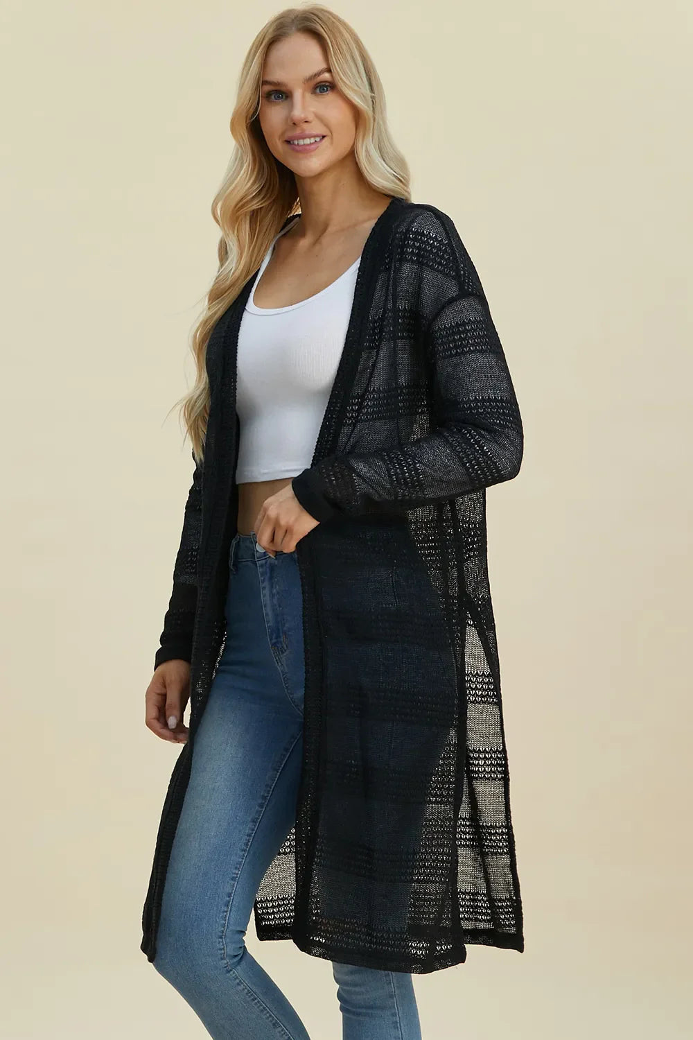 Open Front Longline Cardigan – Cozy, Stylish & Versatile Layer