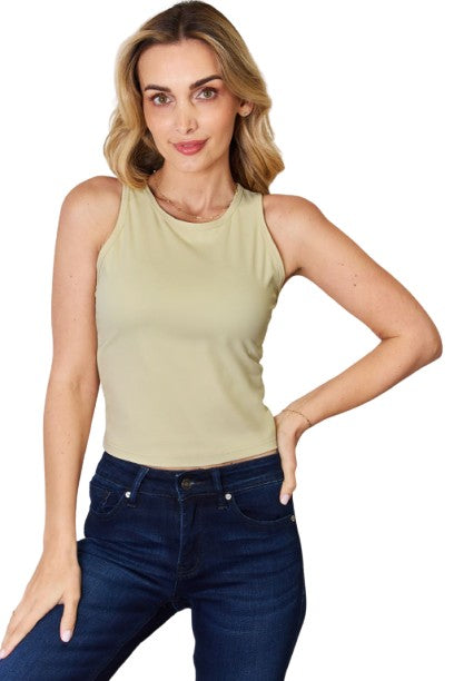 Basic Bae Slim Fit Casual Lightweight Sleeveless Top
